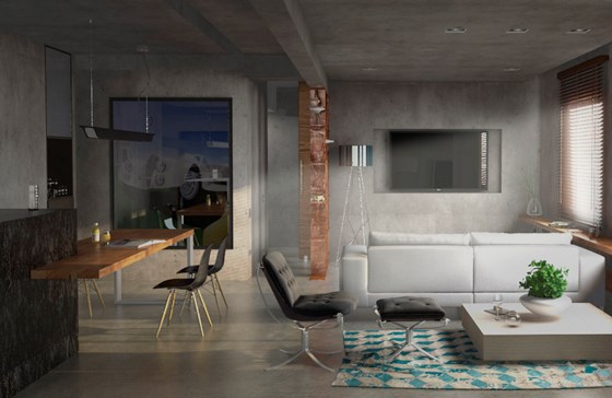 Interiors: Минималистичный интерьер
