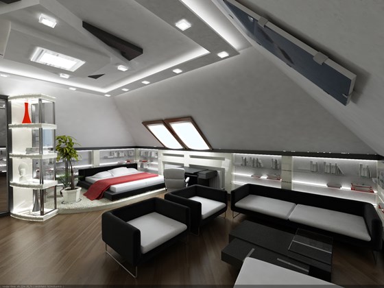 Interiors: Мансарда
