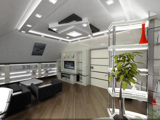 Interiors: Мансарда