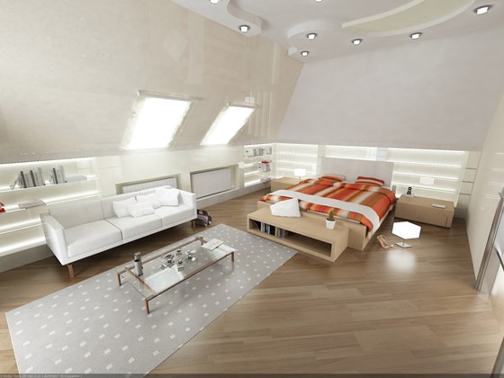 Interiors: Мансарда