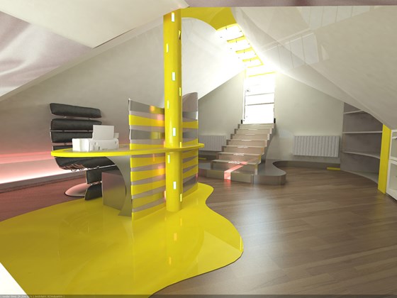 Interiors: Мансарда
