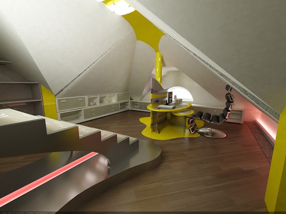 Interiors: Мансарда